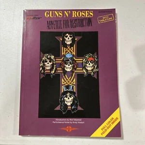 Guns N Roses Appetite For Destruction Gitarre Gesang Musik Tab Buch 1988 - Bild 1 von 9