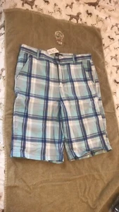 Nuevo con etiquetas Pantalones Cortos de Vestir The Childrens Place a Cuadros Cintura 16 Ajustable - Imagen 1 de 4
