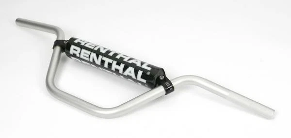 Renthal 7/8in. Mini Racer Handlebar 50cc Playbike Bar Bend - Silver 79701SI08219 - Image 1 of 1