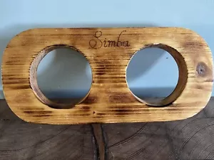 "Holz Katzenschalenhalter ""Simba""" - Bild 1 von 4