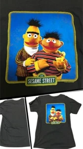 Bert And Ernie Sesame Street T Shirt Rubber Ducky 123 Logo PBS Television Show - Picture 1 of 5
