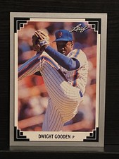 1991 Leaf Baseball Card 165 Dwight Gooden