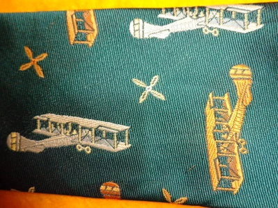 DE COLECCIÓN DISCO MOD FUNK AÑOS 70 ~ CORBATA CAMISA DE VESTIR ~ BIPLANOS VERDE TOSTADO NARANJA ~ 57" Foto 1 de 4