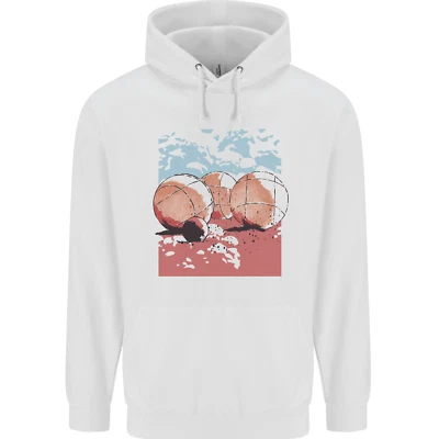 Petanque Balls Boules Bowls Childrens Kids Hoodie - Image 1 of 2