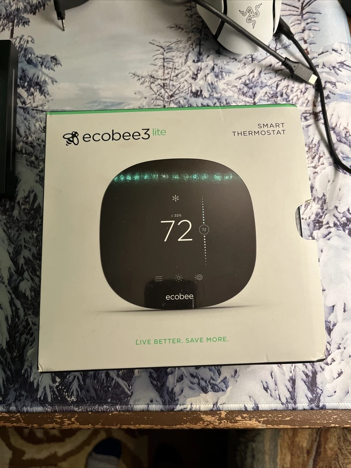ecobee3 lite Smart Thermostat - Black - Image 1 of 4