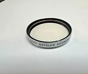 LEITZ WETZLAR GERMANY UV A FILTER 37MM - Picture 1 of 3