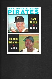 1964 TOPPS SEMI-HIGH # PIRATES ROOKIES GENE ALLEY & O.MCFARLANE #509 -LOOKS MINT - Picture 1 of 2