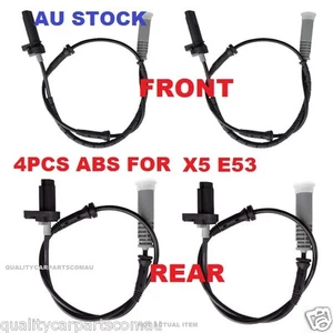 FRONT & REAR ABS Sensor 4PCS fits BMW X5 E53 2000-2006 FOR ALL MODELS NEW - Picture 1 of 5