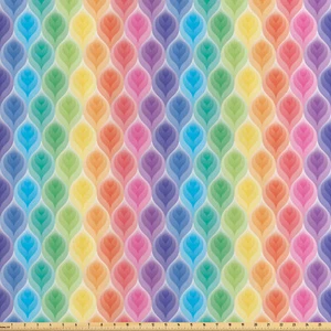 Geometrisch Satin Stoff als Meterware Blumen-Muster-Motiv - Bild 1 von 11