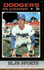 1971 Topps #85 Billy Grabarkewitz  Los Angeles Dodgers