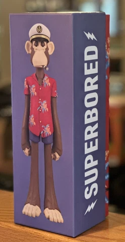 Superplastic x BAYC 13-in. SUPERBORED Figure CURTIS/Bored Ape Yacht Club IN HAND Cover