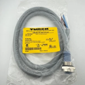 Turck RKF 579-1M U5533-001 Minifast Molded Cordset Cable 5-pin Female - Picture 1 of 4