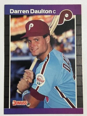 1989 Donruss #549 Darren Daulton Philadelphia Phillies - Image 1 of 2