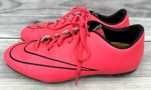 NIKE JR MERCURIAL VICTORY FG SOCCER CLEATS Youth Size 5 Y HYPER PINK - Picture 1 of 9