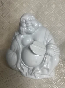 Japanisch, Ho-Tei, weißes Porzellan, glücklicher Buddha, Statue, 6,5 cm groß Vintage - Bild 1 von 10