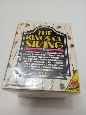 The Kings Of Swing Historic Recording Cassette Tapes Set Volumes 1-5 NEW 1988 - Image 1 of 4