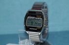 Micronta Silver Tone Lcd Digital Men’s Vintage Wristwatch Pre-owned Works Well!