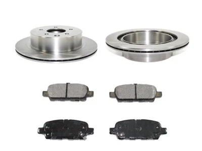 Kit de pastillas de freno y rotor trasero 13143JZDR para Nissan X Trail 2005-2006 Foto 1 de 2