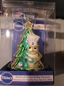 Pillsbury Doughboy Poppin'Fresh Kurt Adler Polonaise Glass Ornament NIB 2004 - Picture 1 of 4