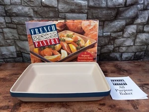 French Pantry All Purpose Baker Unglazed Stoneware Casserole Pan - Picture 1 of 21
