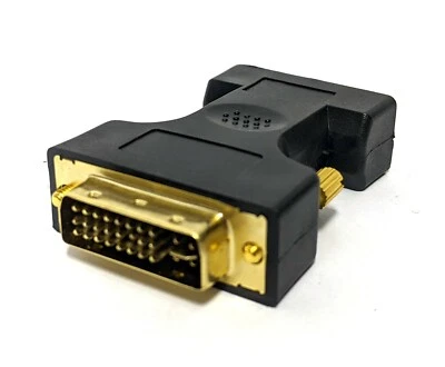 CDL-DV001 DVI-A Single Link to VGA HD15 Analog Monitor Adapter Gender Changer - Image 1 of 2