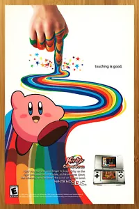 2005 Kirby Canvas Curse Nintendo DS Stampa annuncio/poster autentico arte promozionale ufficiale - Foto 1 di 4