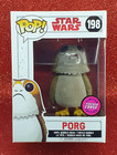 FUNKO POP STAR WARS #198 PORG (OPEN MOUTH) (FLOCKED CHASE) VINYL FIGURE 🚨