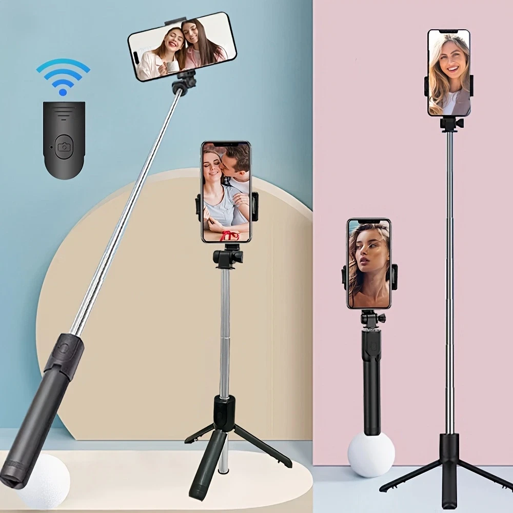 CedarTrap Trípode Para Selfie, Trípode, 3 En 1 Bluetooth, Palo Para