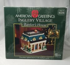 American Greetings Christmas Ingleby Village Banker's House Interior Scene