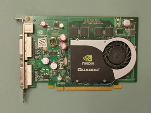 Nvidia Quadro FX1700 Video Card 512MB DDR2 - TESTED, NEW CAPACITORS - Picture 1 of 3