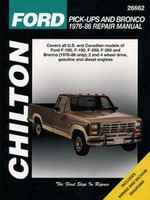 Ford Pick-Ups & Bronco 1976-86 Repair Manual F-100, F-150, F-250, F-350