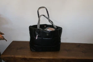 BOLSO Victoria’s Secret ❤️???? ❤️ NUEVO BOLSO DE MANO NEGRO A PRESIÓN ELEGANTE - Imagen 1 de 7