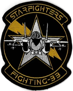 US NAVY FIGHTER SQUADRON VF-33 STARFIGHTERS MILITARY PATCH - Picture 1 of 1