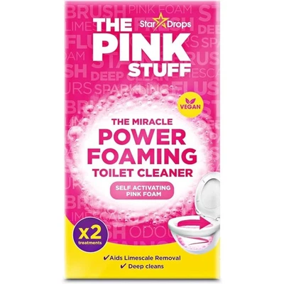 Self Activating Foaming Toilet Cleaner Pink Foam 2 Treatments 7 Ounce - Image 1 of 4
