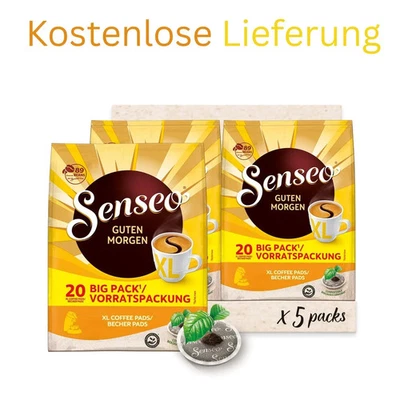 Senseo Pads Guten Morgen XL, Storage Pack, 5 x 20 Drinks, 100 Coffee Pods - Bild 1 von 4