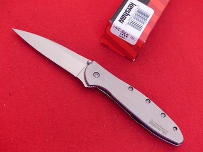 Kershaw Leek Assisted Opening Knife (3" Sandvik 14C28N) 1660CB - Image 1 of 3