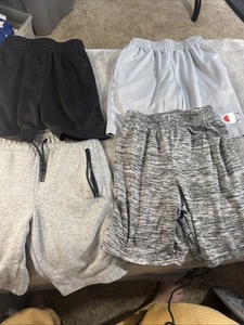 4 Pairs Boys Size 7/8 Athletic Shorts - Picture 1 of 16