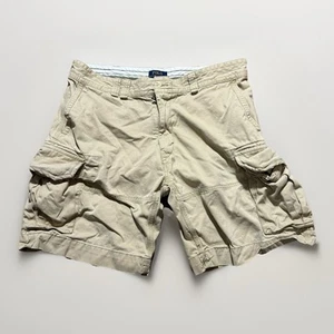 Polo Ralph Lauren Cargo Shorts Men 38W 10L Khaki Relax Fit Casual Outdoor Chino - Picture 1 of 7