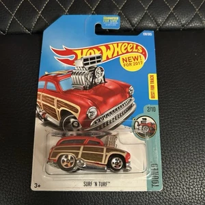 2017 HOT WHEELS SURF N TURF, RED, #2/10 TOONED, #198/365, BEST FOR TRACK - Picture 1 of 3