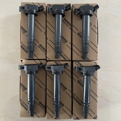 90919-02256 Bobinas de encendido DENSO ORIGINALES para Toyota y Lexus I4 V6 V8 2005-2024 Foto 1 de 4