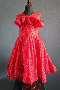 Girls Pagent Dress size 6 - Picture 1 of 1