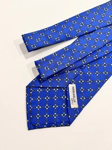 Cravatta E. Marinella 166 Cm Vintage 100% seta silk nektie krawatte cravate - Foto 1 di 5