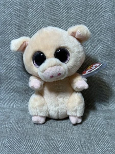 Ty Beanie Boos PIGGLEY the Pig 6" Plush Toy (2018) - Picture 1 of 12
