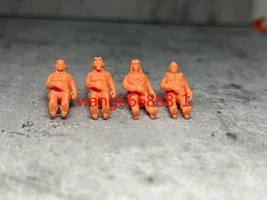 1/72 1/48 scale WW2 War Pilots 4pcs Person Resin Militarily Model battlefild - Picture 1 of 1