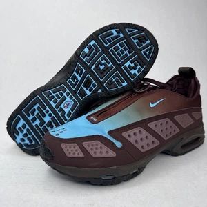 Nike Air Max Sunder Sneakers Women 10 Men 8.5 Burgundy Crush Blue HQ4189 600 - Picture 1 of 14