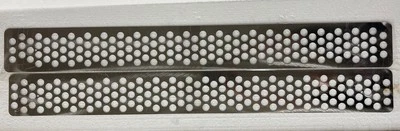 STAINLESS STEELE PUNCH OVERLAY GRILLE FOR 94-98 CHEVROLET  - Image 1 of 4