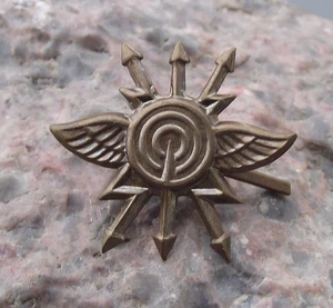 Tschechoslowakei Armee CSLA Uniform Radarsignal Korps Abzeichen Abzeichen - Bild 1 von 2