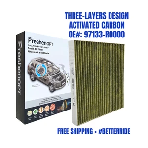 Filtro de aire de cabina FreshenOPT de 3 capas para Kia Carnival | OE: 97133R0000 CF10381 - Imagen 1 de 8
