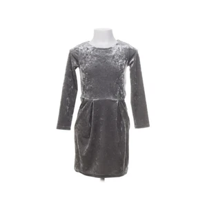 H&M, Kleid, Größe: 110/116, Grau, Elasthan/Polyester, Schlangenhaut, Samt #Hh8 - Bild 1 von 5