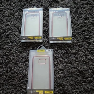 S6 STAR FASHION CASE PHONE (ROSE). BACK COVER ONLY NOT SCREEN COVER. VALUE - Picture 1 of 3
